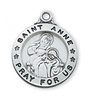St. Anne Sterling Silver Medal