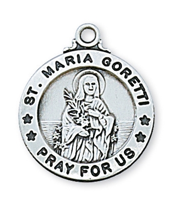 St Maria Goretti Sterling Silver 20"