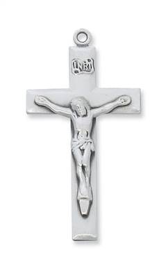 Sterling Silver Crucifix with 24" Chain