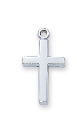 Sterling Silver Cross Baptism Necklace