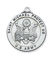 St Michael Army Sterling Silver 24"