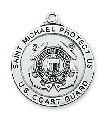 St Michael Coast Guard Sterling Silver 24"