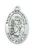 St Catherine of Alexandria Sterling Silver on 18" Chain