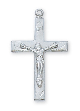 Sterling Silver Crucifix with 18" Chain