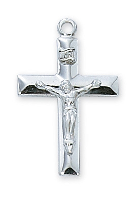 Sterling Silver Crucifix with 18" Chain