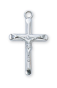 Sterling Silver Crucifix with 18" Chain