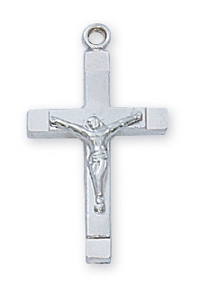 Sterling Silver Crucifix with 18" Chain