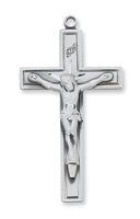 Sterling Silver Crucifix with 24" Chain