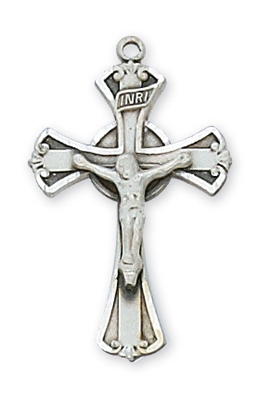 Sterling Silver Crucifix with 18" Chain