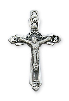 Sterling Silver Crucifix with 18" Chain