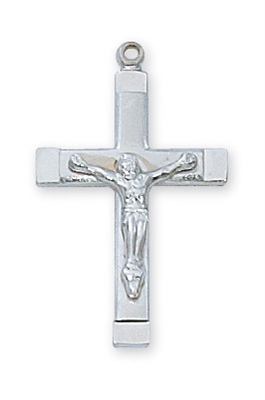 Sterling Silver Crucifix with 18" Chain