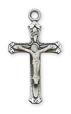 Sterling Silver Crucifix with 18" Chain