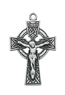 Sterling Silver Crucifix with 24" Chain