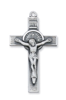 Sterling Silver San Damiano Crucifix with 24" Chain