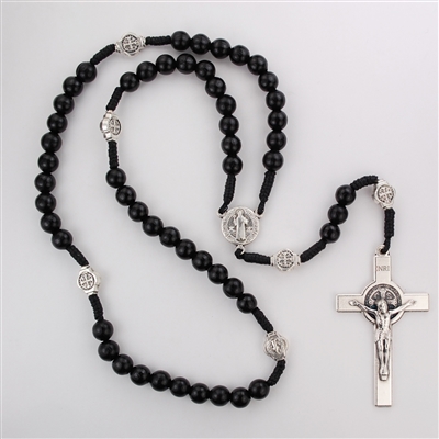 Rosary Corded St. Benedict