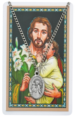 St. Joseph Patron Saint Medal/Prayer Card