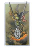 St. Michael Patron Saint Medal/Prayer Card