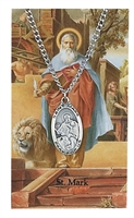St. Mark Patron Saint Medal/Prayer Card