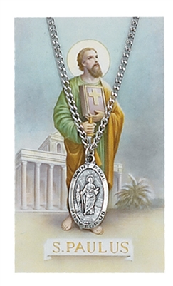 St. Paul Patron Saint Medal/Prayer Card