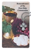 Pewter 4 Way First Communion Cross and Prayer Card