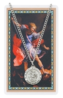 St.  Michael Patron Saint Medal/Prayer Card