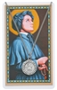 St. Elizabeth Ann Seaton Round Patron Saint Medal & Prayer Card