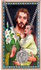 St.  Joseph and Child Jesus Patron Saint Medal/Prayer Card