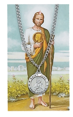 St.  Jude Patron Saint Medal/Prayer Card