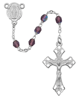 6MM  Amethyst Bead Rosary