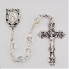 Birthstone rosary- April - Crystal 6MM Rosary