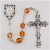 Birthstone rosary- November - Topez 6MM Rosary