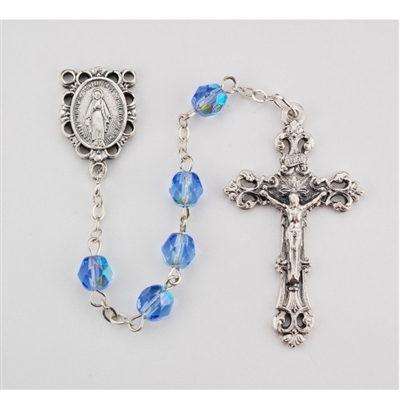 Birthstone rosary- December - Zircon 6MM Rosary