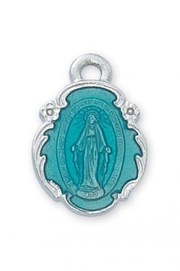 Miraculous Medal  18" Chain