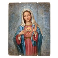 Wood Pallet Sign - Immaculate Heart of Mary
