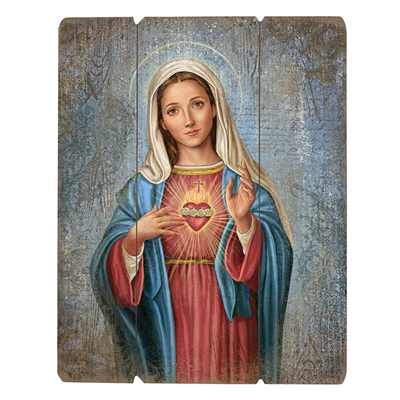 Wood Pallet Sign - Immaculate Heart of Mary