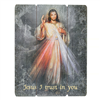 Wood Pallet Sign - Divine Mercy