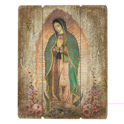 Wood Pallet Sign - Our Lady of Guadalupe