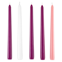 12" Advent Taper Candles