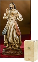6" Divine Mercy statue