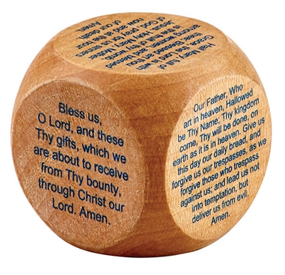 6 Catholic Prayers Prayer Cube