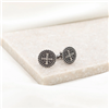 Silver Benedictine Cuff Links