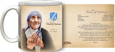 St Teresa of Calcutta Commemorative Prayer Mug