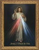 Divine Mercy Framed image 12X16