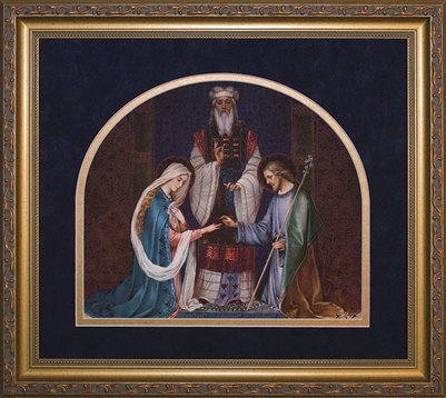 Framed Marriage of Mary & Joseph 16"X18"