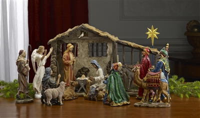 SOLD OUT Real Life Nativity 7" Figures, 19 Piece