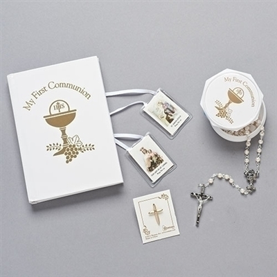 Girls 4 Piece First Communion Set by Roman