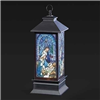 Nativity Glitterdome LED Stained Glass Lantern