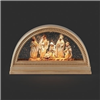 Gold Nativity Glitterdome