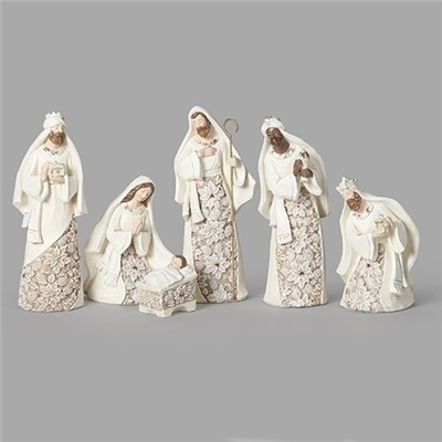 Patterned Nativity Set
