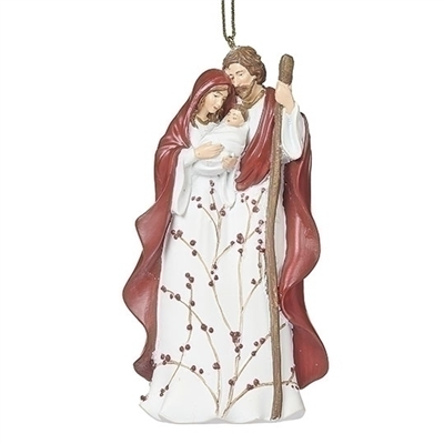 Holy Family Berry Ornament